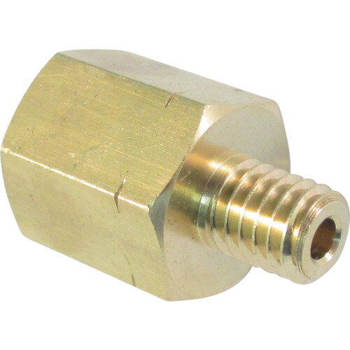 【ポイント10倍】アソー(株) ASOH 黄銅製 変換内外ソケット 外M6(P1.0)×内PT1/8 NF-3611R 【DIY 工具 T..