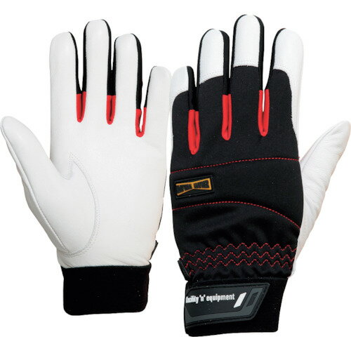 【ポイント10倍】おたふく 超重作業用 牛革手袋 ホワイト L K-92-WH-L 【DIY 工具 TRUSCO トラスコ 】【おしゃれ おすすめ】[CB99]