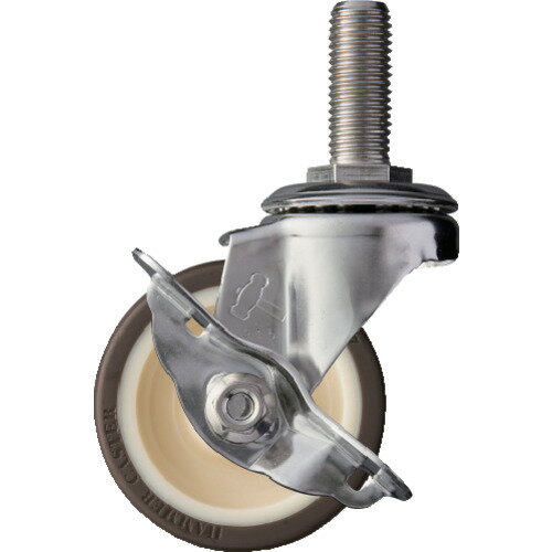 【ポイント10倍】ハンマー SAシリーズオールステンレス 旋回式ウレタン車輪(ローラーベアリング)75mm ..
