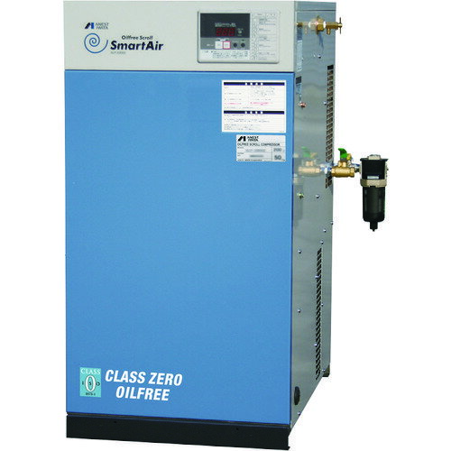 【ポイント10倍】アネスト岩田 オイルフリースクロールコンプレッサ 1.5KW 60Hz 奥行507mm SLP-15EFM6 【DIY 工具 TRUSCO トラスコ 】【おしゃれ おすすめ】[CB99]