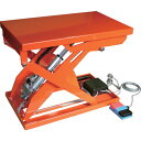 【ポイント10倍】トラスコ中山(株) TRUSCO テーブルリフト 150kg 倍速タイプ 電動Bねじ式 100V 520×850mm HDL-H1558RT-...