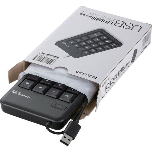 【ポイント10倍】エレコム(株) ELECOM テンキーパッド メンブレン ブラック Rohs TK-TCM011BK/RS 【DIY..