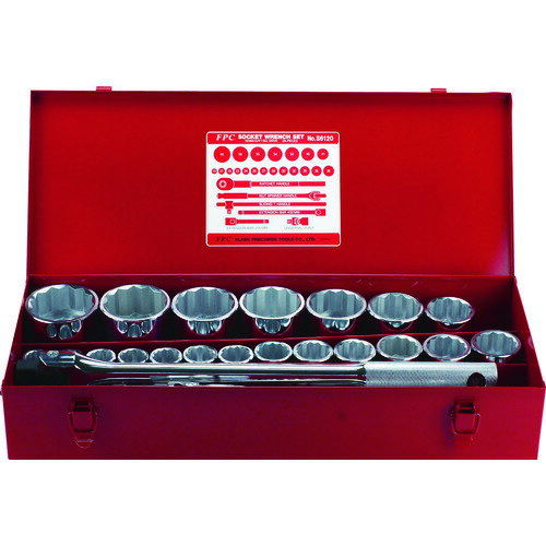 【ポイント10倍】フラッシュツール(株) FPC ソケットレンチセット 差込角19.0mm 26pc S-6120 【DIY 工..