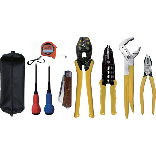 【ポイント10倍】(株)ツノダ TTC 電気工事士技能試験工具セット 9点セット TS-E01 【DIY 工具 TRUSCO トラスコ 】【おしゃれ おすすめ】[CB99]
