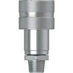 【ポイント10倍】セイン シリーズ232 スクリュータイプカップリング ポペットバルブ付 呼径10mm NPT3/8オネジ 10-232-1494 【DIY 工具 TRUSCO トラスコ 】【おしゃれ おすすめ】[CB99]