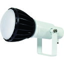 【ポイント10倍】日動工業(株) NICHIDO エコビックLED投光器100W 常設用 ワイド アース付 電線2m 本体白、電球黒 ATL-E100J-WW-...