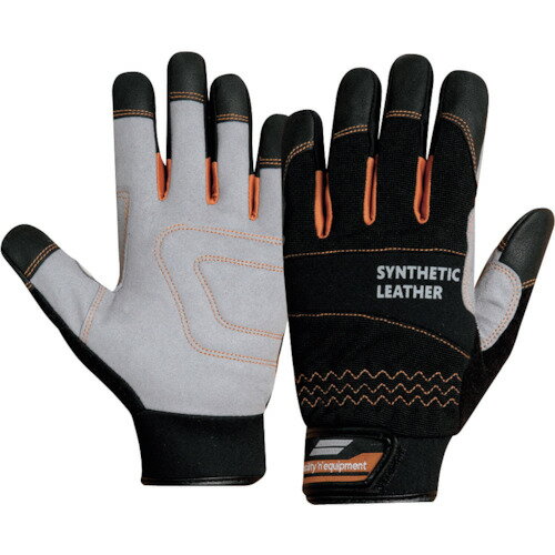 【ポイント10倍】おたふく 重作業用マイクロファイバー手袋 ブラック×ブロンズ LL K-85-BK/BL-LL 【DIY 工具 TRUSCO トラスコ 】【おしゃれ おすすめ】[CB99]