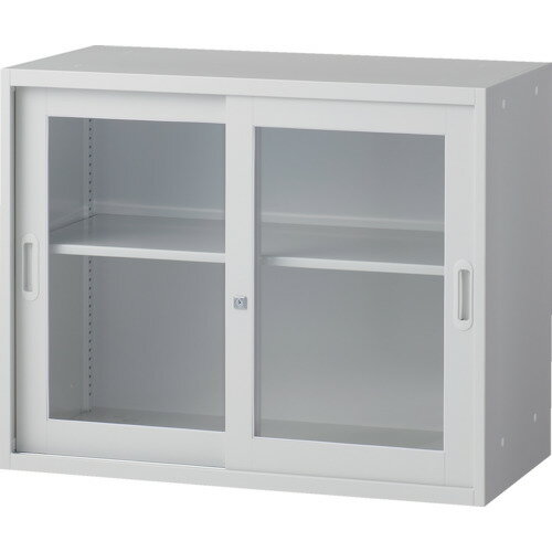 【ポイント10倍】トラスコ中山(株) TRUSCO ユニット型壁面書庫 D400 枠付ガラス引違い H720 W色 UFJWR-..