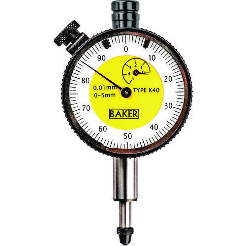【ポイント10倍】ベイカー社 BAKER 40型ダイヤルゲージ タイプK40 0.01mm目量 BGK40 【DIY 工具 TRUSCO..