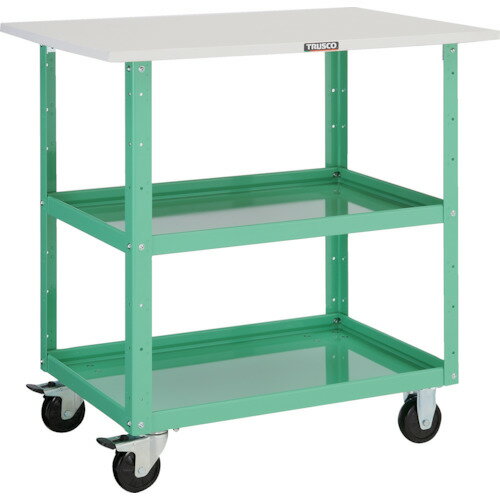 【ポイント10倍】トラスコ中山(株) TRUSCO ツールワゴン イーグルワゴン 750X500XH880 天板付 ヤンググ..