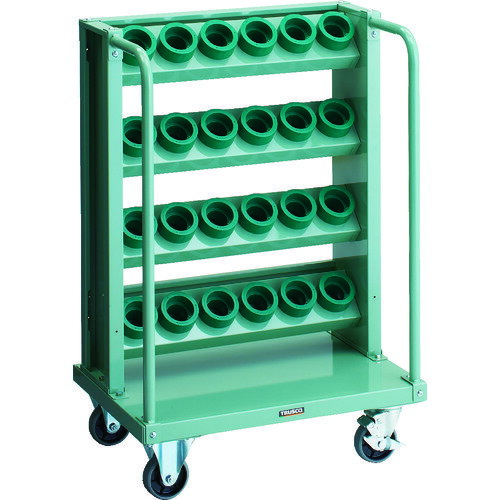 【ポイント10倍】トラスコ中山(株) TRUSCO ツーリングワゴン HSK63A BT40 NT40兼用 4段 24個収納 VTLW-..