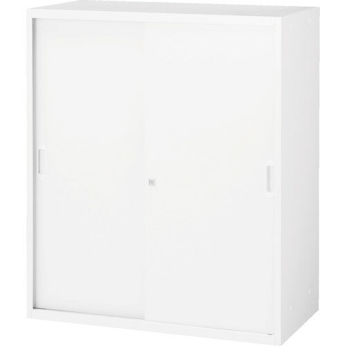 【ポイント10倍】トラスコ中山(株) TRUSCO ユニット型壁面書庫 D400 スチール引違い H1050 W色 UFSRW-1..