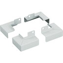 【ポイント10倍】トラスコ中山(株) TRUSCO 中量保管庫DX型用 中間固定金具 4個入 ホワイト色 FC-NTK-W 【DIY 工具 TRUSCO トラス...