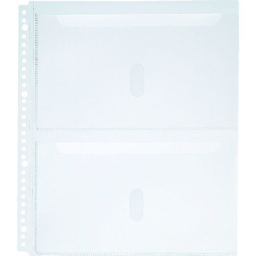 【ポイント10倍】(株)キングジム KING JIM 取扱説明書ファイル用ポケット 2段タイプ A4タテ型 4枚 30穴..