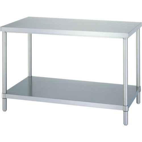 【ポイント10倍】シンコー ステンレス作業台(ベタ棚板タイプ・SUS430) 1200×600×800 WB-12060 【DIY 工具 TRUSCO トラスコ 】【おしゃれ おすすめ】[CB99]