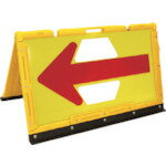 【ポイント10倍】安全興業 矢印板 ブロー製折りたたみ矢印板黄 550＊900 黄/赤矢印 BOA2-06Y 【DIY 工具 TRUSCO トラスコ 】【おしゃれ おすすめ】[CB99](4)