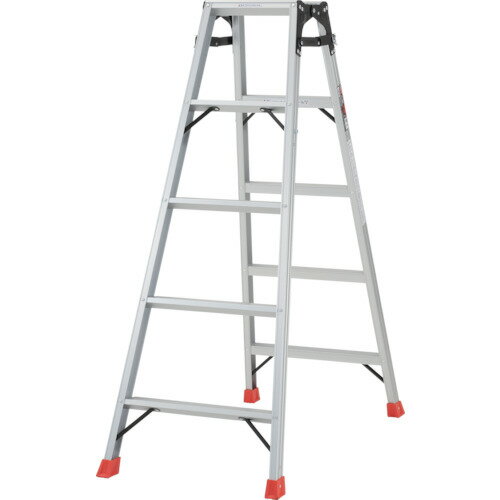 【ポイント10倍】トラスコ中山(株) TRUSCO はしご兼用脚立 アルミ合金製・脚カバー付 高さ1.40m THK-15..