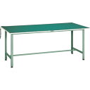 【ポイント10倍】トラスコ中山(株) TRUSCO 軽荷重作業台(300kg)AE型 1500X750XH742 帯電防止マット張り グリーン色 AE-1500...