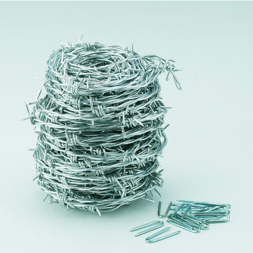 【ポイント10倍】トラスコ中山(株) TRUSCO 有刺鉄線 溶融亜鉛メッキ 1.6mm×20m TUW-16-20 【DIY 工具 T..