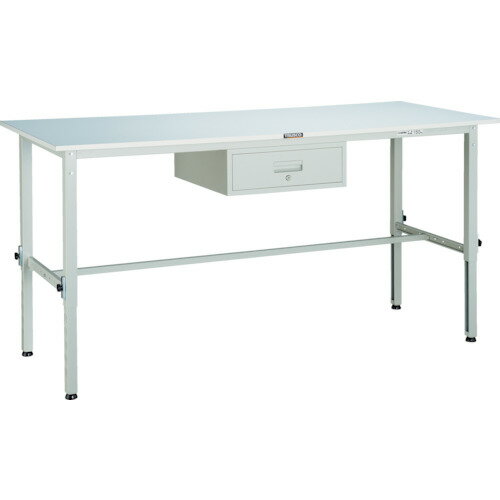 【ポイント10倍】トラスコ中山(株) TRUSCO 軽荷重作業台高さ調節式(150kg)AEM型 1800X900XH650〜950 1段引出付 ホワイト色 SAEM-1809F1_W 【DIY 工具 TRUSCO トラスコ 】【おしゃれ おすすめ】[CB99]