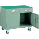 【ポイント10倍】トラスコ中山(株) TRUSCO 移動式保管庫 引出2個付 900X500XH750 HT-975C-1 【DIY 工具 TRUSCO トラス...