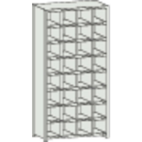 【ポイント10倍】トラスコ中山(株) TRUSCO スチール製区分棚 KA型 コボレ止め付 889X214XH1802 4列8段 KA-4080 【DIY 工具 TRUSCO トラスコ 】【おしゃれ おすすめ】[CB99]