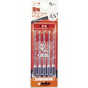 【ポイント10倍】ユニカ(株) UNIKA 充電ドライバービットドリル 3.5mm 5本セット DP5-RJ35 【DIY 工具 TRUSCO トラスコ 】【お...