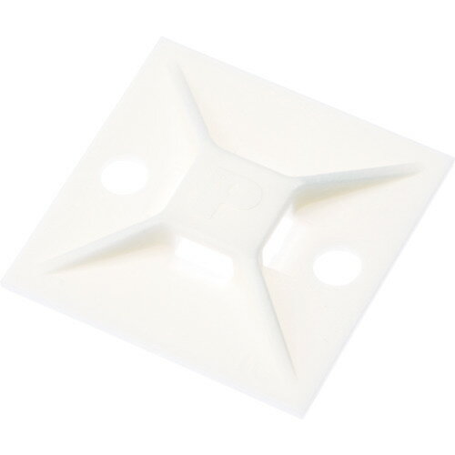 【ポイント10倍】パンドウイットコーポレーション PANDUIT マウントベース M3ねじ止め 難燃性白 (100個入) ABM112-S6-C69 【DIY 工具 TRUSCO トラスコ 】【おしゃれ おすすめ】[CB99](4)