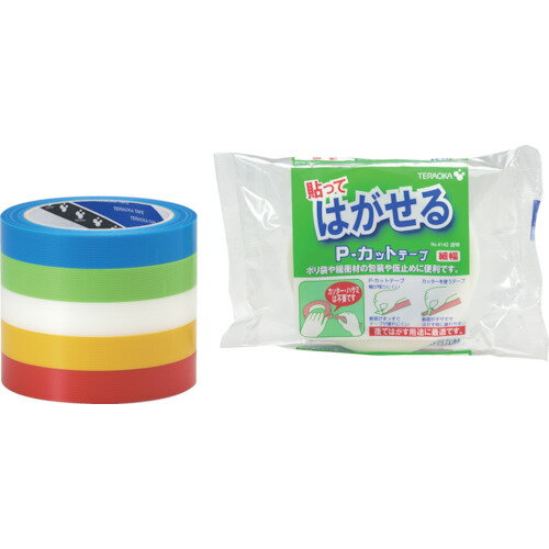 【ポイント10倍】(株)寺岡製作所 TERAOKA P-カットテープ NO.4142 赤 18mmX25M 4142_R-18X25 【DIY 工具 TRUSCO トラスコ 】【おしゃれ おすすめ】[CB99]