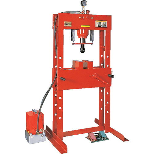 【ポイント10倍】(株)マサダ製作所 MASADA 矯正油圧プレス 電動式門型プレス(フットスイッチ) 電動・手動兼用タイプ 35トン MHP-35E-4A 【DIY 工具 TRUSCO トラスコ 】【おしゃれ おすすめ】[CB99]