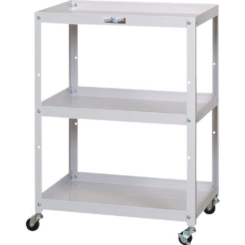 【ポイント10倍】山金工業(株) ヤマテック コンビニワゴン オープン3段タイプ(高さ810)W600×D400 WC-3-P 【DIY 工具 TRUSCO トラスコ 】【おしゃれ おすすめ】[CB99]