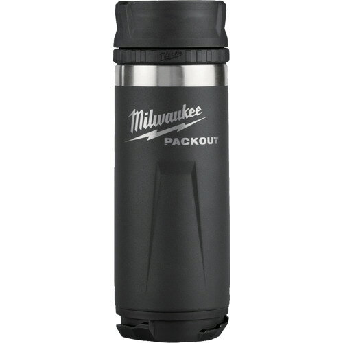 ミルウォーキーツール・ジャパン合同会社 milwaukee PACKOUT 真空マグフタ付きボトル ブラック(S・530mL) 48-22-8395B 