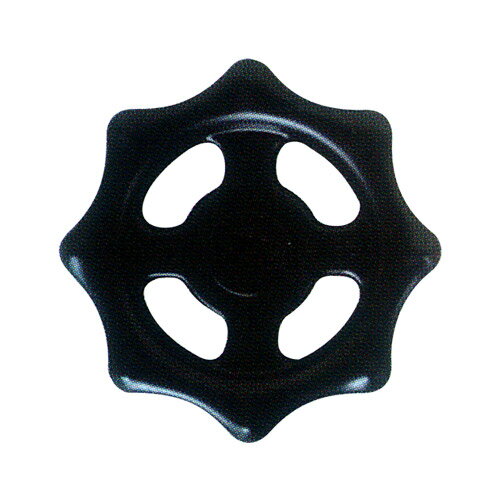 岩崎製作所 プレスハンドル 鉄製（黒） 53VHMB080S [カラー:黒] [サイズ:80] 【止水栓 水栓金具 補修部品 補修パーツ ハンドル プレスハンドル 交換 部品 パーツ 鉄製】【おしゃれ おすすめ】[CB99]