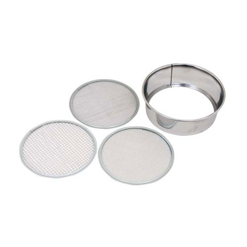 ステンレス土フルイ・21CM 【ポイント10倍】【土 フルイ 砂 土ふるい ふるい 園芸 ガーデニング】【お..