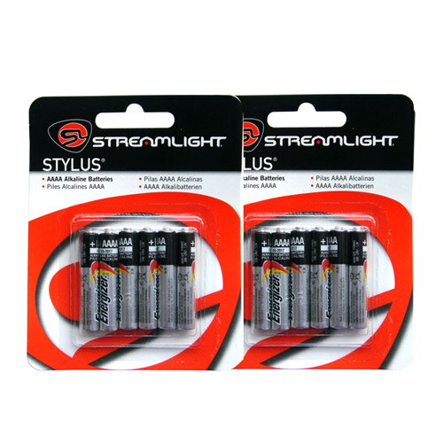 ストリームライト 交換 アルカリ単6電池 6本 2パッケージセット 合計12本 WSL65030 【AAAA E96 LR61 単6形乾電池 単6 単六形電池 単6型電池 アルカリ電池 電池 電源 STREAMLIGHT スタイラスペ…