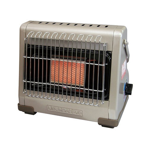 ニチネン ミセスヒート イヴ KH-013 [カラー:シャンパンゴールド] 【カセットボンベ暖房 小型 軽量 ポータブルストーブ カセットガスストーブ ガスボンベヒータ ミセスヒート イヴ イブ ヒータ カセットガスボンベストーブ】【おしゃれ おすすめ】[CB99]のサムネイル