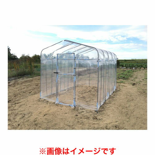 第一ビニール ダイムハウス 前後ドア付き 2坪 2.2m×3.0m 【ビニールハウス 価格 ビニール 温室 ガーデンハウス ガーデニングハウス 菜園 園芸温室 家庭菜園 雨よけ 霜よけ 防虫 防鳥 用品 家庭用】【おしゃれ おすすめ】[CB99]