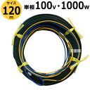 日本ノーデン 農電ケーブル 単相100V 1000W 120m 1-1000【温床器械 温床機器 単相 保温 サーモ 土中 菜園 ハウス 冬 植物 日本農電 ノーデン】【おしゃれ おすすめ】 [CB99]