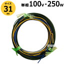 日本ノーデン 農電ケーブル 単相100V 250W 31m 1-250【温床器械 温床機器 単相 保温 サーモ 土中 菜園 ハウス 冬 植物 日本農電 ノーデン】【おしゃれ おすすめ】 [CB99]