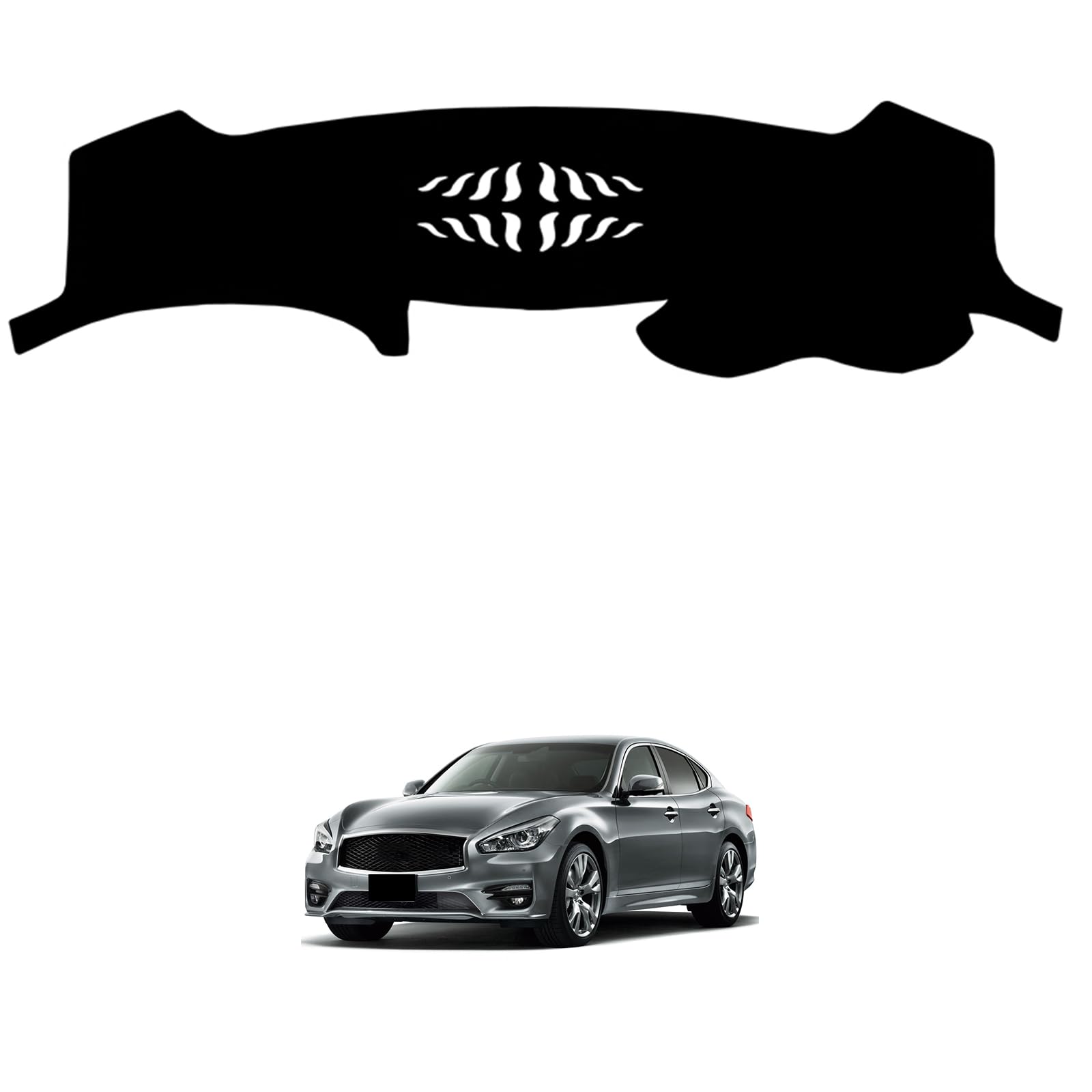 日産 フーガ 2代目 Y51型 2009年-2022年 ダッシュボードマット ダッシュボードカバー 日焼け防止 専用設計 劣化防止 保護マット 簡単取付 カー用品 [並行輸入品]