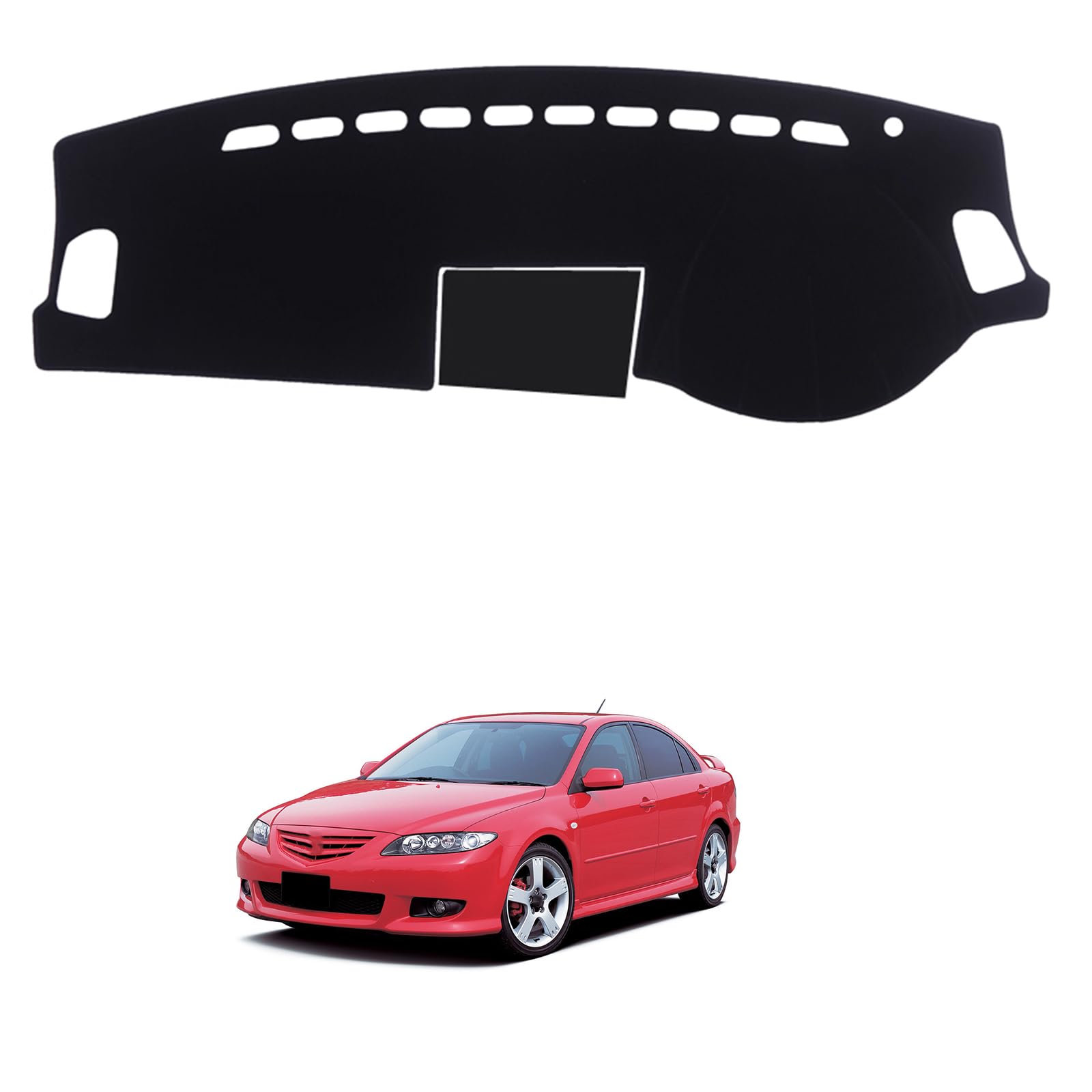 ダッシュボードマット マツダアテンザスポーツ GG系 2002年~2008年 専用設計 日焼け防止 ダッシュボードカバー ダッシュボード 劣化防止 保護マット 反射軽減 アクセサリー 内装 カスタムパーツ [並行輸入品]