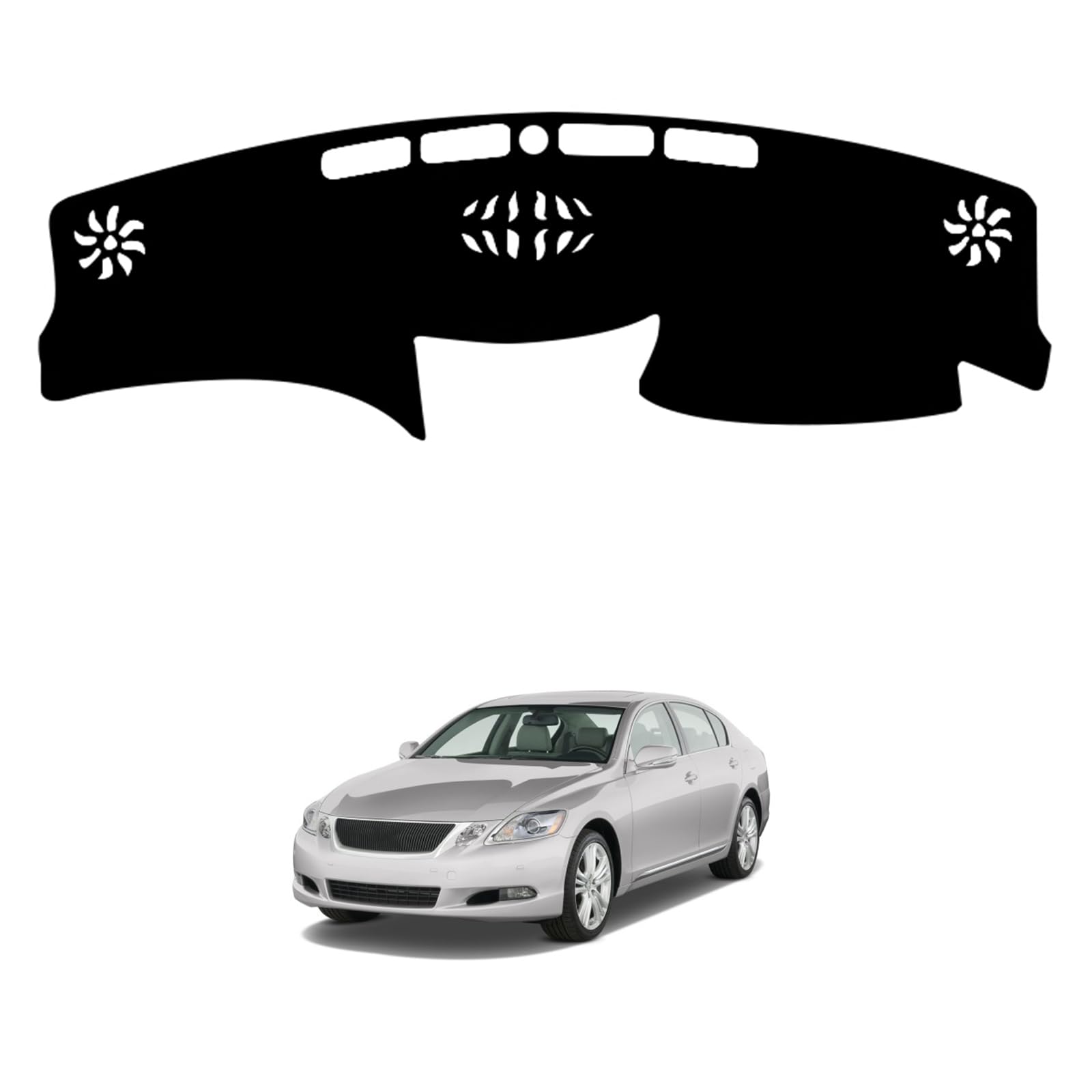 レクサスGS GS350 GS430 GS460 GS450h 2005年8月~2011年 ダッシュボードマット ダッシュボードカバー 日焼け防止 専用設計 劣化防止 保護マット 簡単取付 カー用品 [並行輸入品]