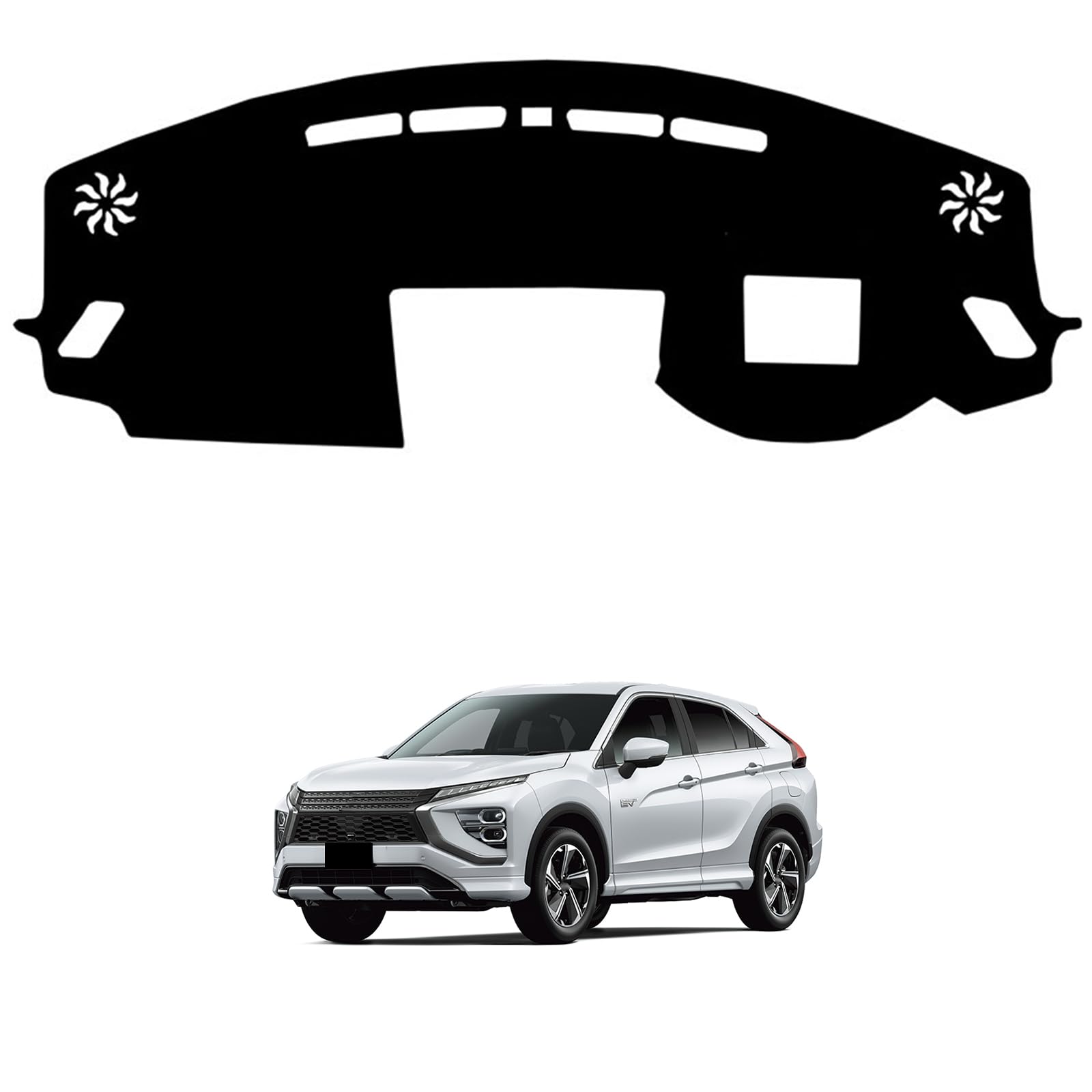 三菱 エクリプスクロス GK系 2018年3月-現行 専用 ダッシュボードマット 劣化防止 保護マット 専用設計 ダッシュボードカバー UVカット 断熱 反射軽減 滑り止め 簡単取付 カー用品 [並行輸入品]