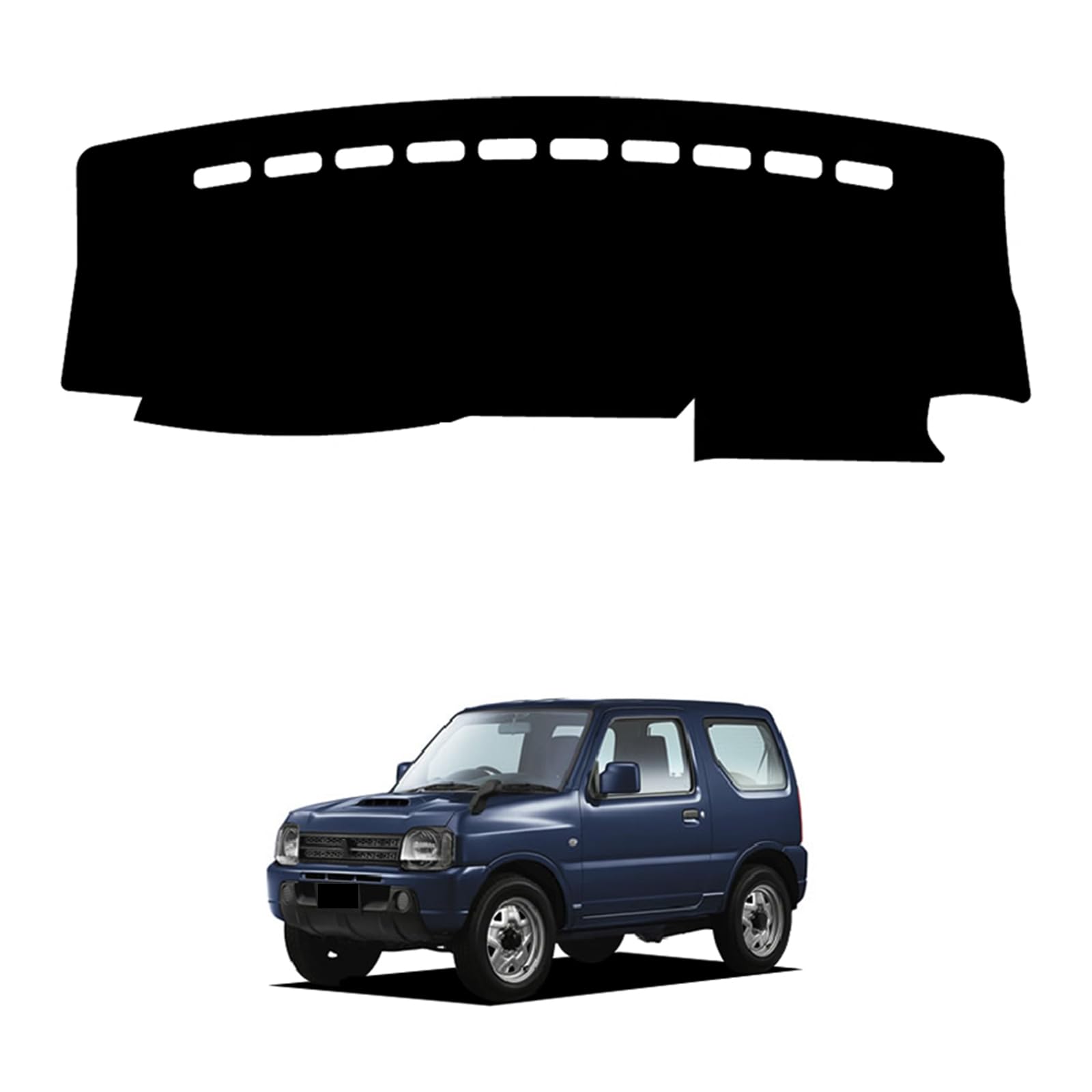 スズキ ジムニー JB23型 2007年~2015年 専用 ダッシュボードマット 劣化防止 保護マット 専用設計 ダッシュボードカバー UVカット 断熱 反射軽減 滑り止め 簡単取付 カー用品 [並行輸入品]
