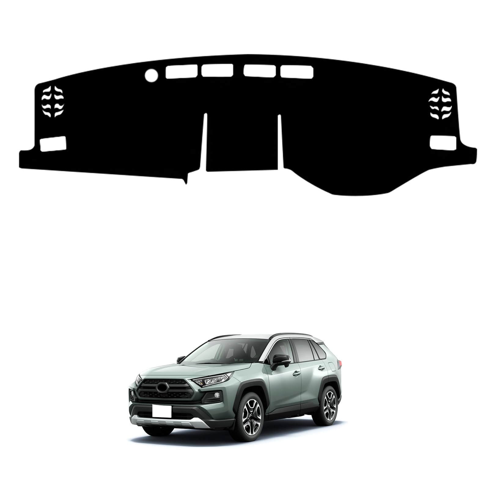 トヨタRAV4 XA50系 2019年4月-現行 専用 ダッシュボードマット 専用設計 ダッシュボードカバー 日焼け防止 反射軽減 滑り止め仕様 保護マット アクセサリー 内装 カスタムパーツ [並行輸入品]