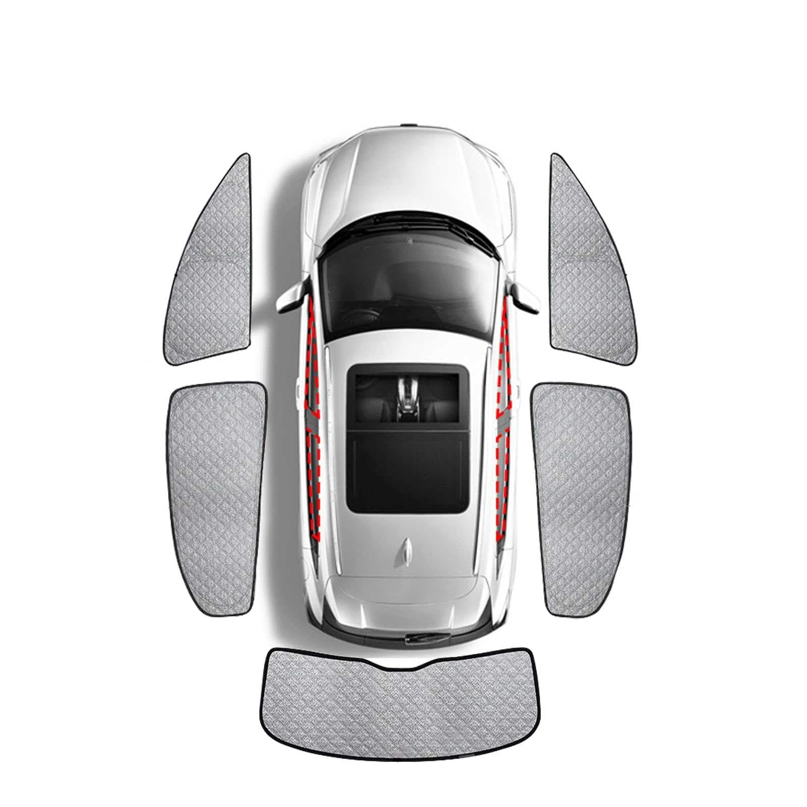 プライバシー 車用サンシェード ニッサン セレナ C28系 2022年12月~ に適用 フロントサンシェード SERENA C28 サイドサンシェード 遮光シェード 車窓日よけ フルセット 専用 カーテン 車中泊 グッズ 対応 6層構造 断熱 紫外線 プライバシー保護 簡単着脱