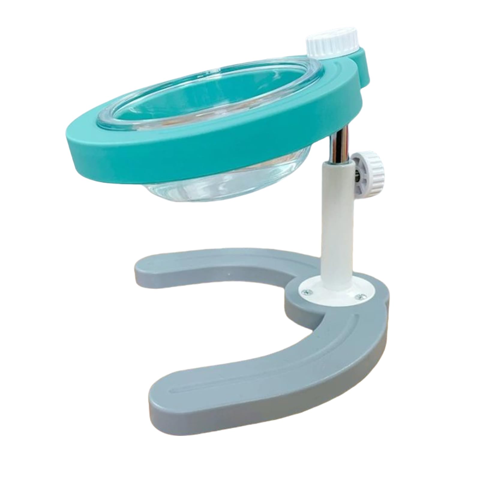 高さ調節可能：アップライズボウルは独特なデザインを持っており、18 センチから 25 センチまで調節でき、乾燥飼料を最大 2 カップ、水を 12 オンス収納可能です。給餌の高さが異なるため、多くの異なるサイズの猫と子犬に適しています。2 色...