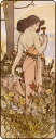 【送料無料】絵画■ミュシャ■カーネーション■選べる額縁■額装込■複製画■複製絵画■プレゼント贈答品におすすめ
