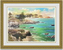 【送料無料】絵画■アレクサンダーチェン■ALONG THE COAST CALIFORNIA OCEAN■選べる額縁■額装込■風景画■風景■自然インテリアアート...