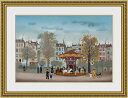 【送料無料】絵画■ミッシェルドラクロワ■Carousel■選べる額縁■額装込■壁掛けアート■風景画■贈り物■プレゼント贈答品におすすめ